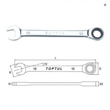 Llaves combinadas de torque 